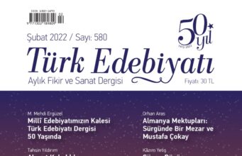 “Türk Ədəbiyyatı” dərgisinin qar çiçəkləri qoxulu Fevral sayı…