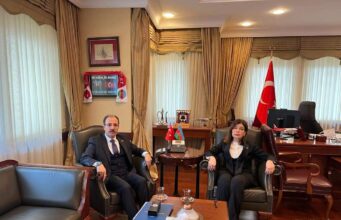 Günay Əfəndiyeva Türkiyə Respublikasının Azərbaycan Respublikasındakı səfirliyini ziyarət edib