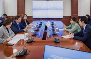 Günay Əfəndiyeva Qazaxıstan Respublikasının Mədəniyyət və İdman naziri Asxat Oralovla görüşüb.
