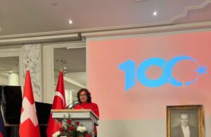 Günay Əfəndiyeva İsveçrədə Türkiyənin 100 illiyinə həsr olunmuş tədbirdə iştirak edib