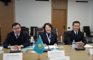 Türk Mədəniyyəti və İrsi Fondunun Prezidenti Qazaxıstan rəsmiləri ilə görüşdü – FOTO