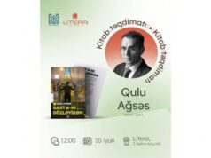 Qulu Ağsəsin yeni kitabının təqdimatı keçiriləcək