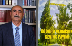 “Kədərə vermişəm sevinc payımı” – yeni şeir kitabı