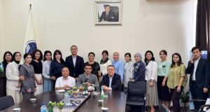 Elmlər Akademiyası Özbək Dili, Ədəbiyyatı və Folkloru İnstitutunda görüş keçirilib