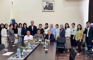Elmlər Akademiyası Özbək Dili, Ədəbiyyatı və Folkloru İnstitutunda görüş keçirilib